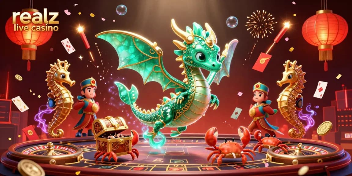 Erleben Sie Spiele im Realz Live Casino mit echten Croupiers und spannenden Tischen.