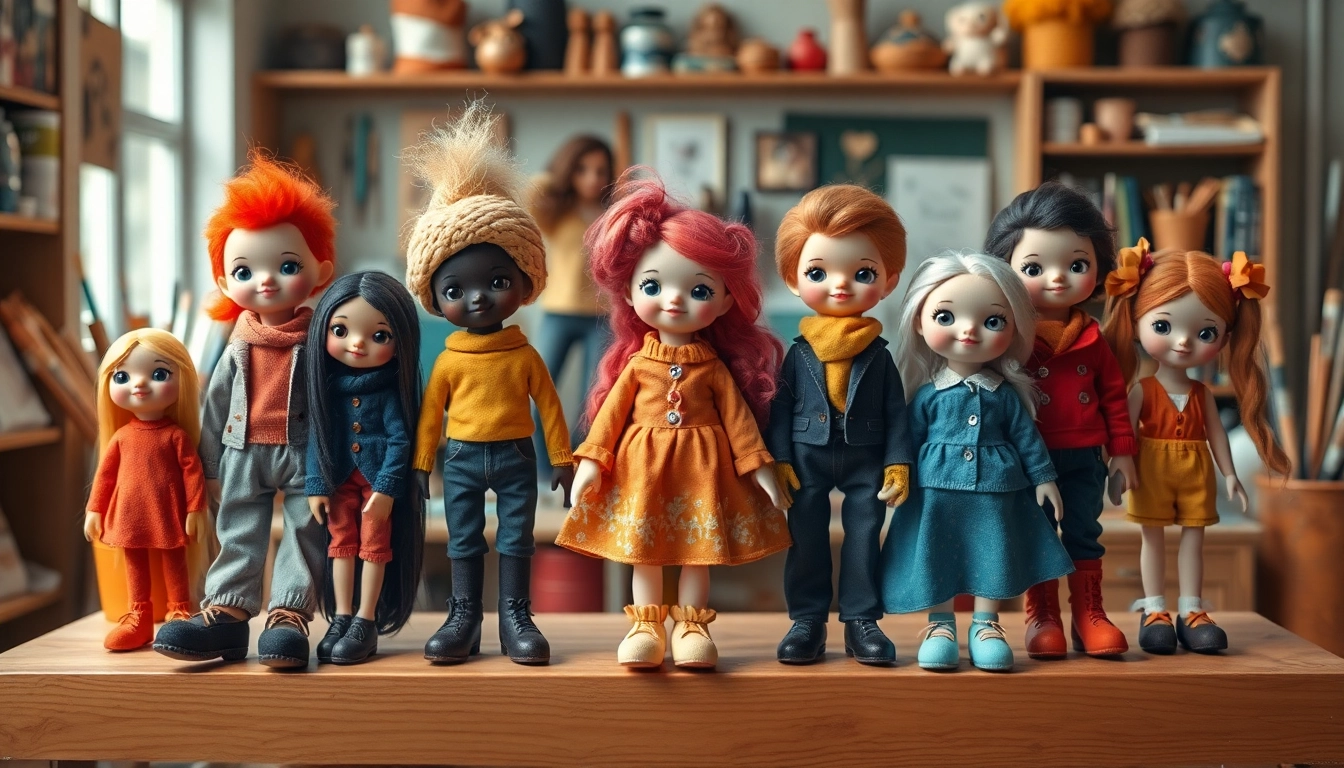 Gestalte deine Welt mit einzigartigen Gutdolls, die Farbe und Persönlichkeit ausstrahlen.