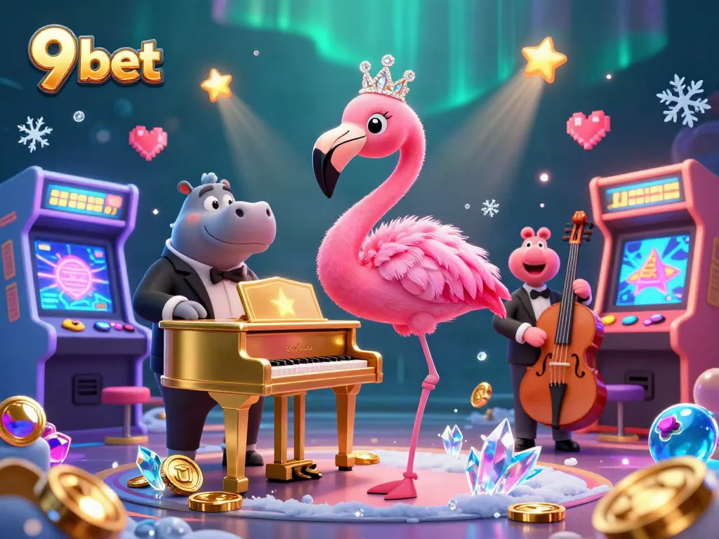 Experience the excitement of 9 bet with vibrant casino gaming characters and dynamic gaming visuals.