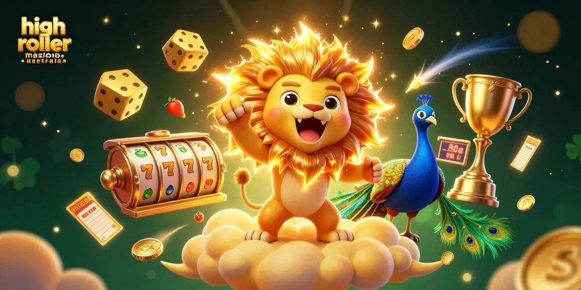 Experience the excitement of high roller casino australia with vibrant characters and thrilling game elements.