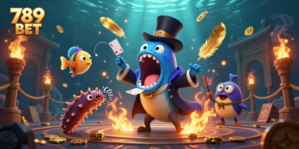 Experience the thrill of 789 BET with a vibrant casino-themed scene featuring magical characters and dynamic elements.